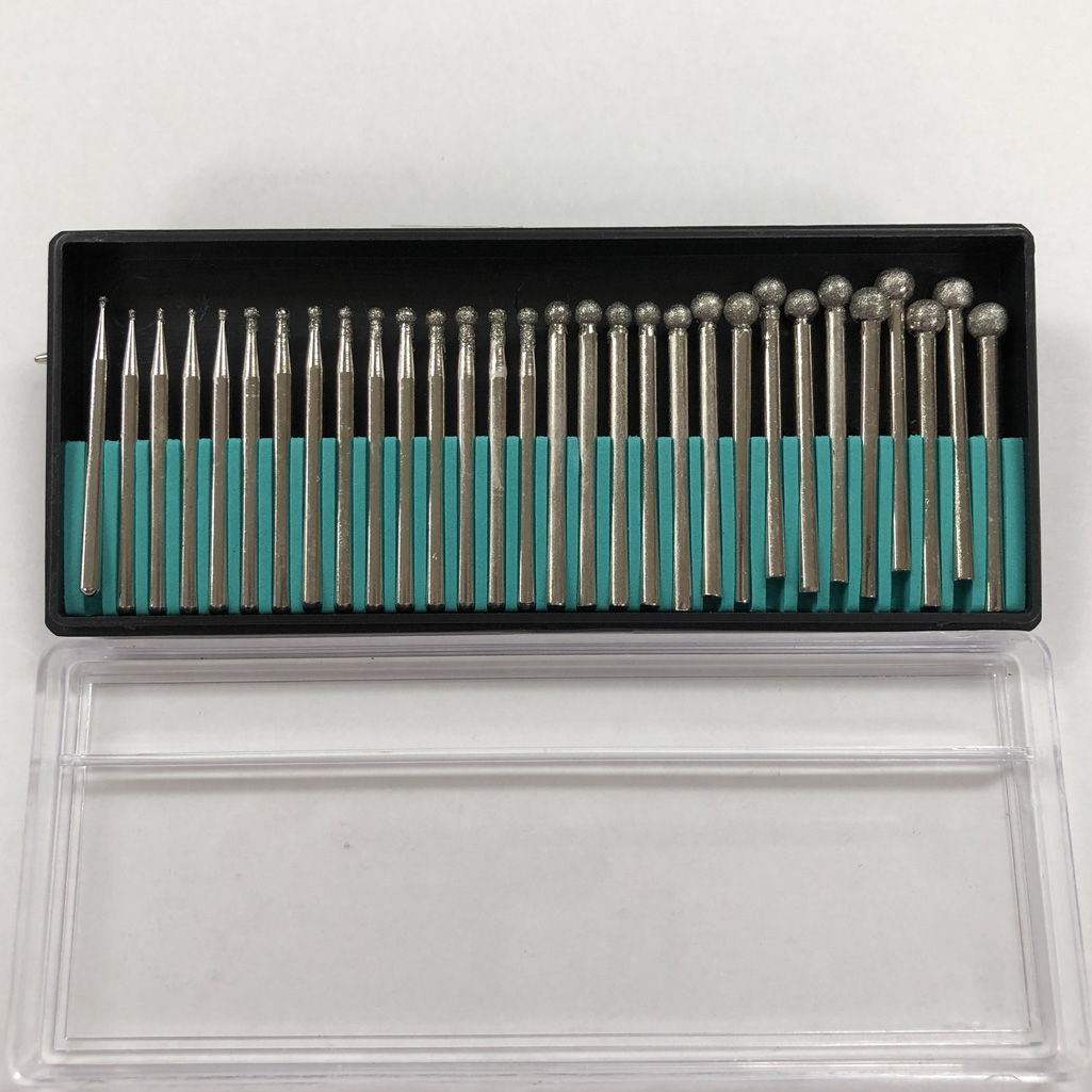 30 pc. Dremel Ball End Diamond Bit Set Glass House Store