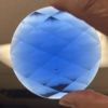 Round 75mm Faceted Jewel -Blue FR75-04