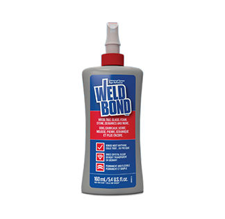 WELDBOND Glue Adhesive for Mosaic Glass Wood Tile Projects 