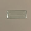 C#543 Rectangle Bevel Glass 1 1/8"  x 2 13/16" w/ Flat