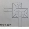 Clear Beveled Glass Cluster - ACOR-122