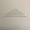TRI #59-Triangle Bevel Glass 5 1/2" x 5 1/2" x 9"