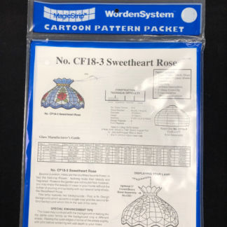 Worden CF 18-3 Sweetheart Rose Lamp Pattern