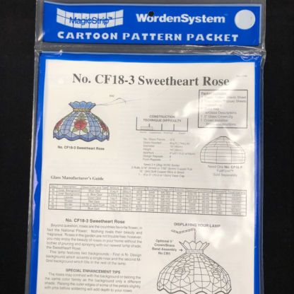 Worden CF 18-3 Sweetheart Rose Lamp Pattern