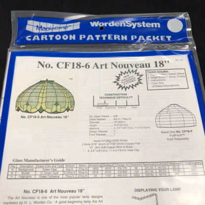 Worden CF 18-6 Art Nouveau Lamp Pattern