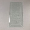 M#581GC Rectangle Bevel Glass 3 7/16"  x 6 7/8" Glue Chip