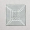 P#588GC-B Rectangle Bevel Glass 1 5/8"  x 1 13/16" Glue Chip Seconds