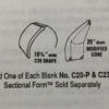 Worden C234 Sectional Lamp Form New - Image 2