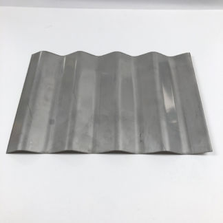 6" x 12" Wavey Mold Stainless Steel