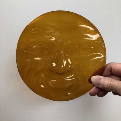 Jumbo Moonface - Amber 6" Glass - Image 4
