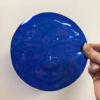 Jumbo Moonface - Blue 6" Glass
