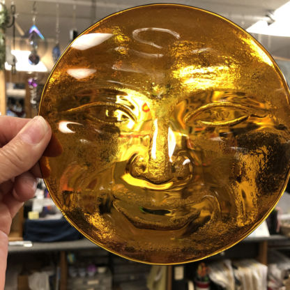 Jumbo Moonface - Amber 6" Glass - Image 2