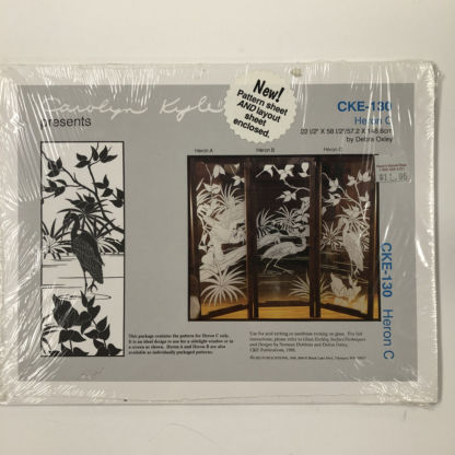 CKE 130 Pattern - Heron C-  Etching Design