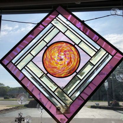Rondel 3-D Handblown Glass - LA38 - Image 2