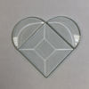 Clear Half Circle Bevel-2" - Image 2