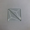 Triangle Bevel Glass 1 1/2" x 1 1/2" x 2 1/16" - Image 2