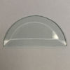 Clear Half Circle Bevel-4"
