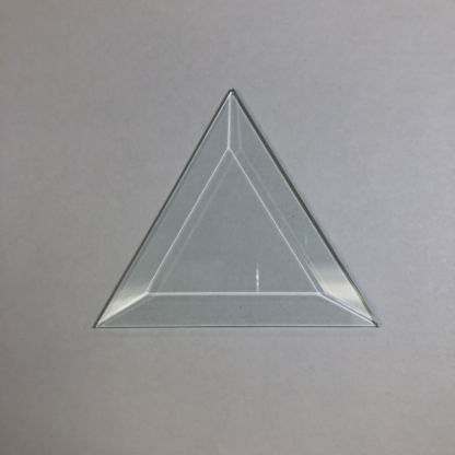 Triangle Bevel Glass 4" x 4" x 4"