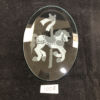 CF1008-Engraved 4" x 6" Oval Bevel Carousel Horse
