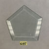 CFG135 Clear Odd Pentagon Bevel