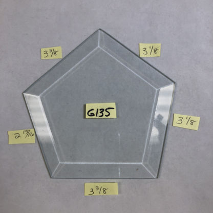CFG135 Clear Odd Pentagon Bevel - Image 2