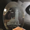 CF1010 -Engraved 4" x 6" Oval Bevel Lighthouse - Image 2