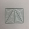 1/4 of 3 x 5 Diamond Bevel Glass Set of 2 - Image 3