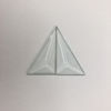 1/4 of 3 x 5 Diamond Bevel Glass Set of 2