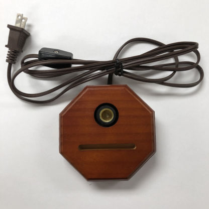 Wood Fan Lamp Base