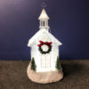 Lighted LED Shimmer Christmas Church - Image 2