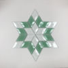 MMS 9000 Colored and clear beveled glass star cluster
