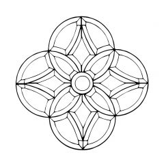 Clear Beveled Glass Cluster - PZ349
