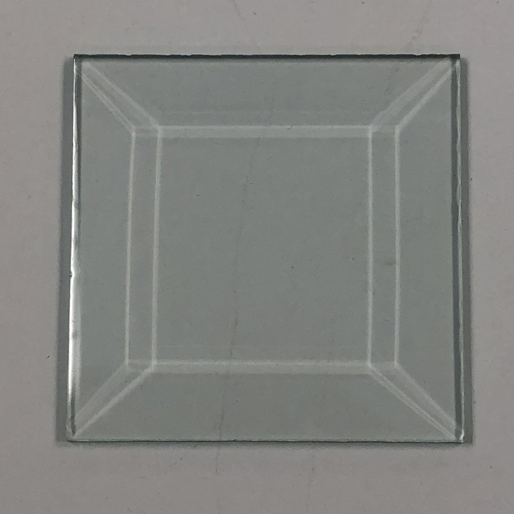 2 1/2″ x 2 1/2″ Clear Bevel Square | Glass House Store