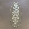 Etched Victorian Oval-#358