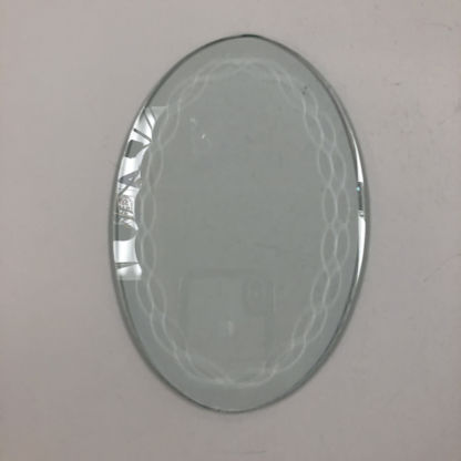 4" x 6" Oval Bevel with Scalloped Edge