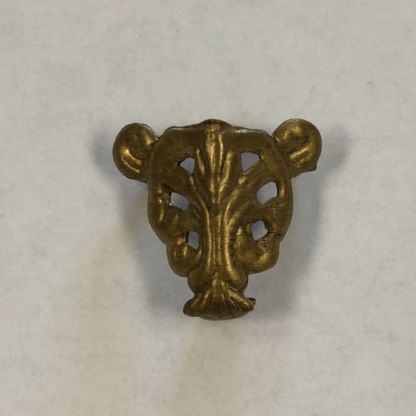 Fancy Dull Brass Box Leg-H7576