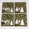 Brass Holiday Filigree Set-CH3 Winter Scene
