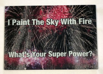 Pyro Cutting Board-Super Power Paint The Sky