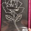 Peel N' Etch Stencil- Stemmed Rose #1308