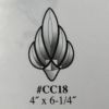 Cross Beveled Glass Cluster -CC18