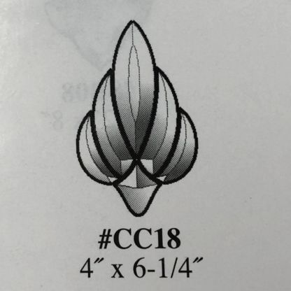 Cross Beveled Glass Cluster -CC18