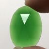 Green Faceted 18mm x 25mm Oval Pressed Jewel #OV2518-03 - Image 2