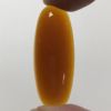 Smooth Dark Amber Oval Jewel - Image 2