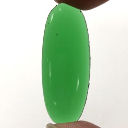 Smooth Green 18mm x 45mm Oval Jewel - Seconds