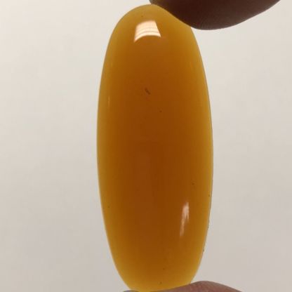 Smooth Medium Amber Oval Jewel HM4518-02