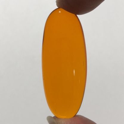 Smooth Oval Jewel Orange HM4518-09 - Image 2