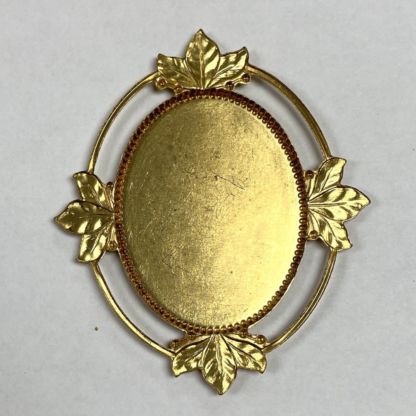 Brass Fancy Bezel for Cabochons-Large