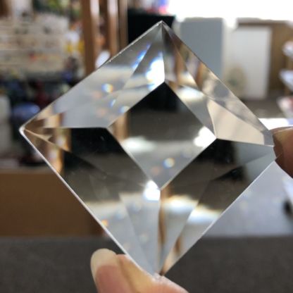 1 3/4" x 1 13/4" Multi Facet Square Bevel #1846 - Image 2