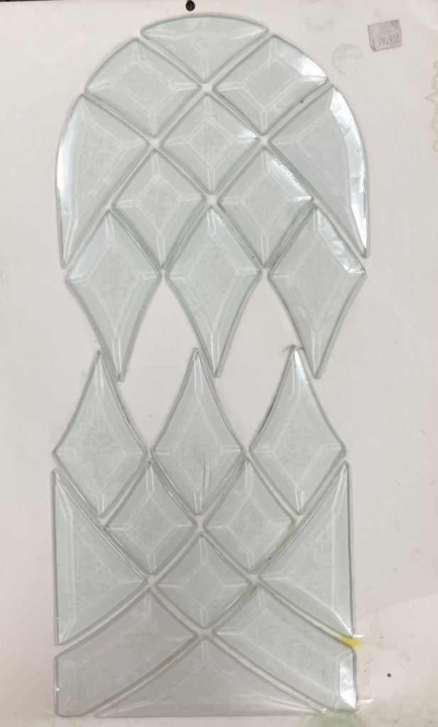 Clear Beveled Glass Cluster - PBC500