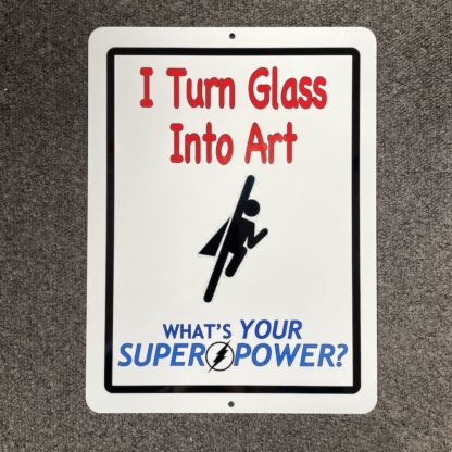Metal Sign-Super Power